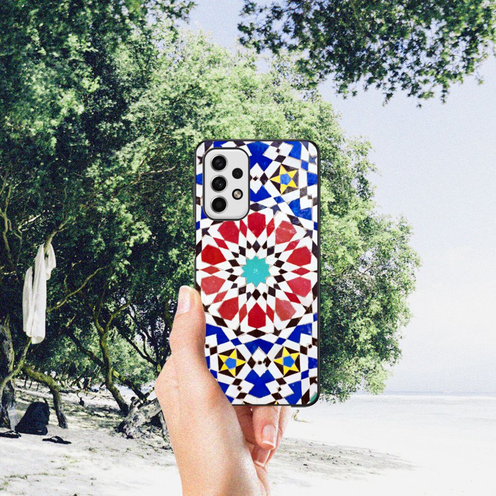 Samsung Galaxy A23 Marmeren Print Telefoonhoesje Mozaïek B2C Telecom