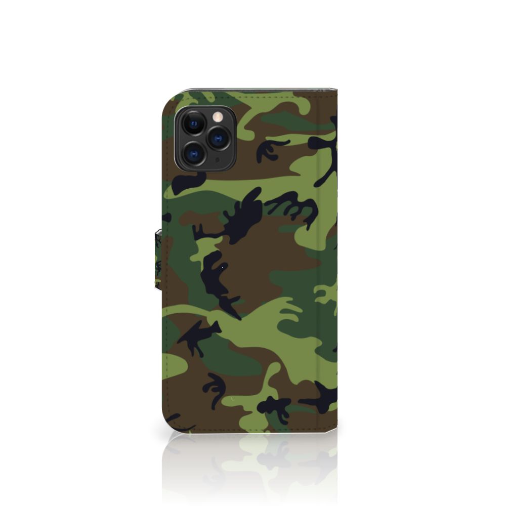 Apple iPhone 11 Pro Max Telefoon Hoesje Army Dark