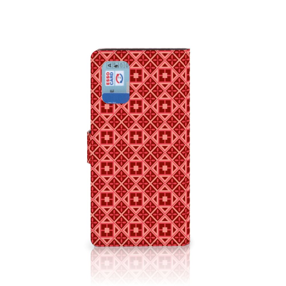 Samsung Galaxy A02s | M02s Telefoon Hoesje Batik Rood