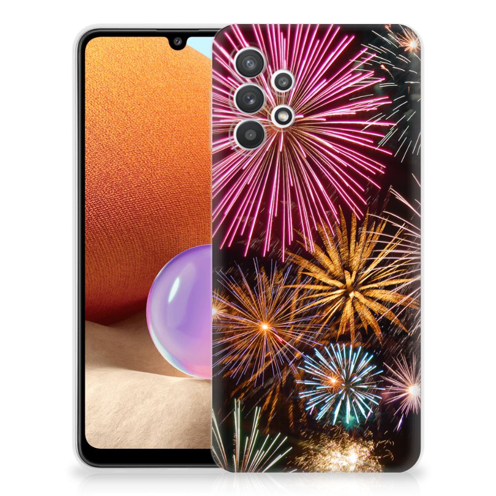 Samsung Galaxy A32 4G | A32 5G Enterprise Editie Silicone Back Cover Vuurwerk B2C Telecom