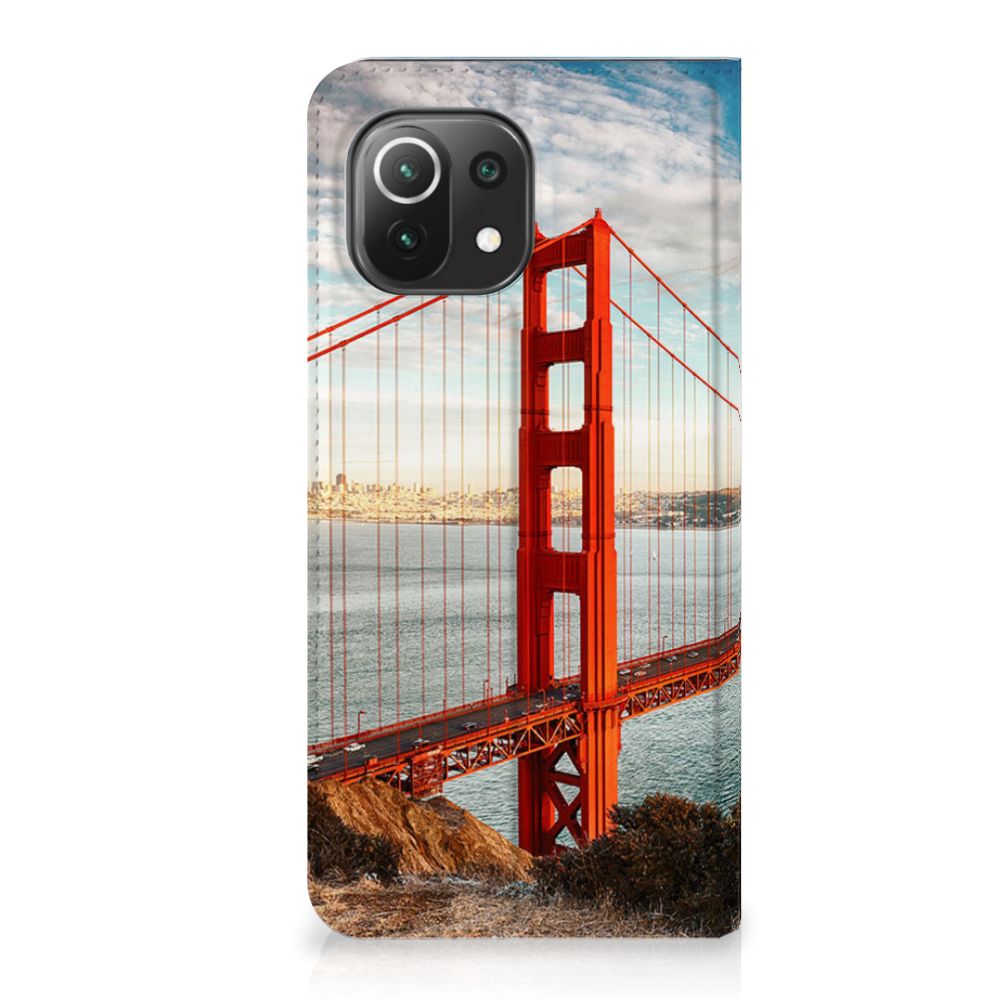 Xiaomi 11 Lite NE 5G | Mi 11 Lite Book Cover Golden Gate Bridge - B2C Telecom