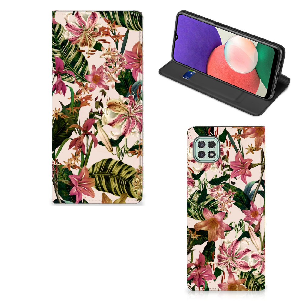 Samsung Galaxy A22 5G Smart Cover Flowers - B2C Telecom