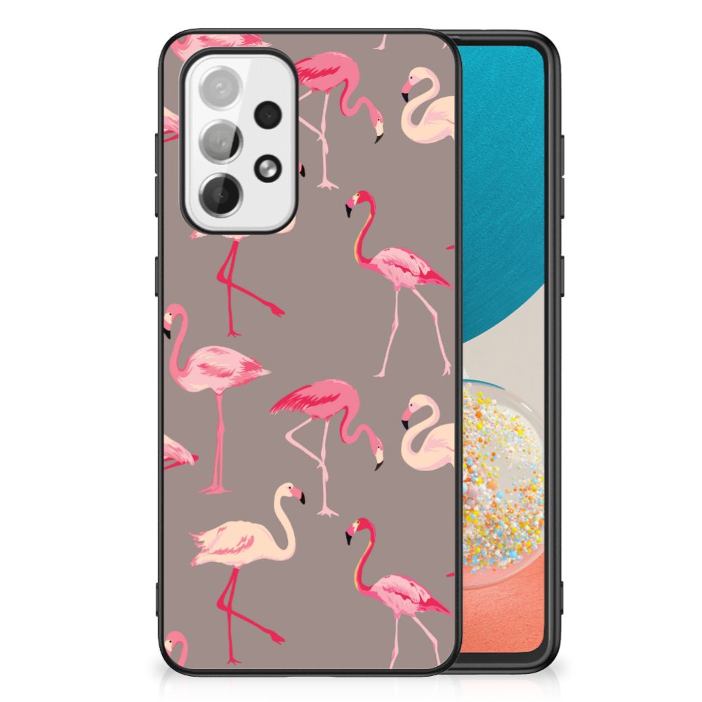 Samsung Galaxy A73 Dierenprint Telefoonhoesje Flamingo B2C Telecom