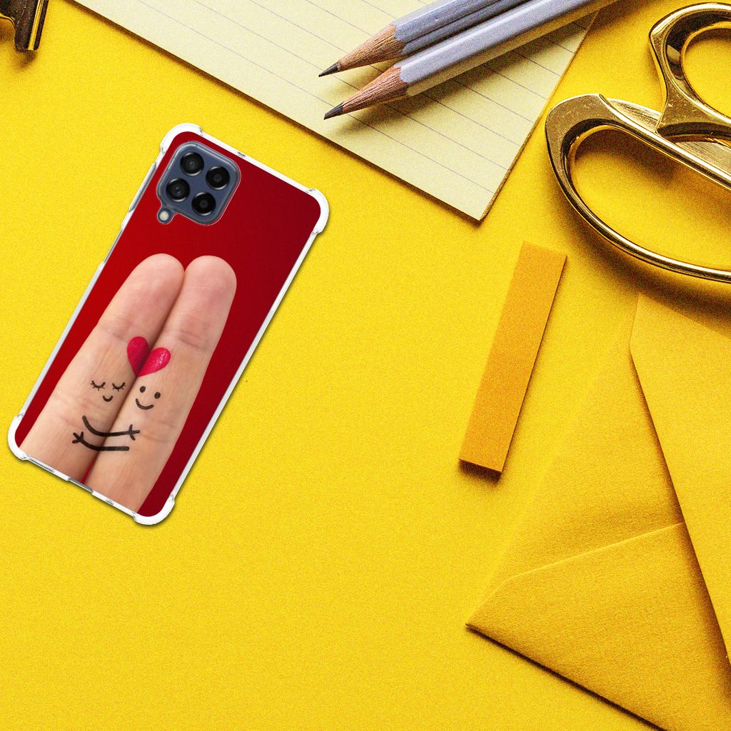 Samsung Galaxy M53 Anti Shock Bumper Case Liefde - Origineel Romantisch Cadeau B2C Telecom