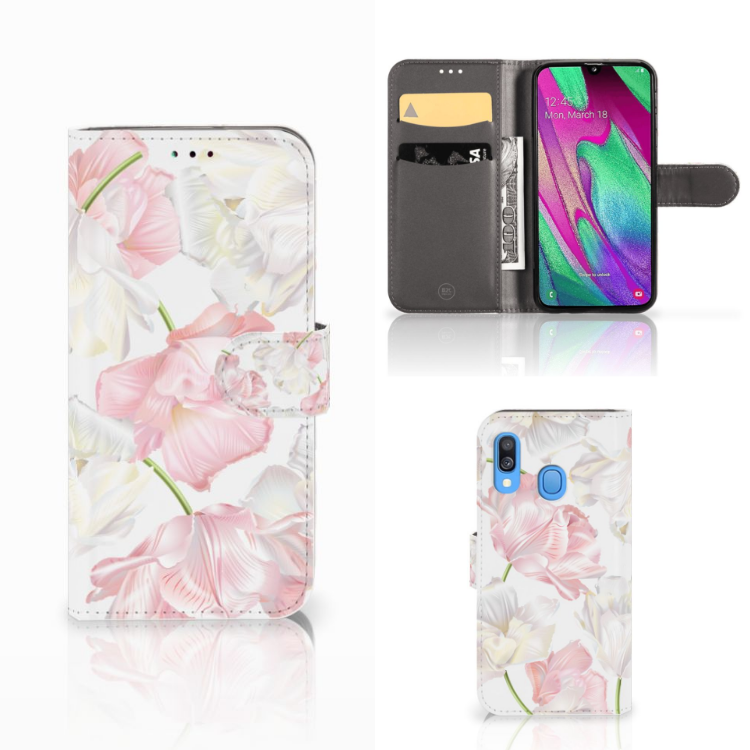 Samsung Galaxy A40 Hoesje Lovely Flowers