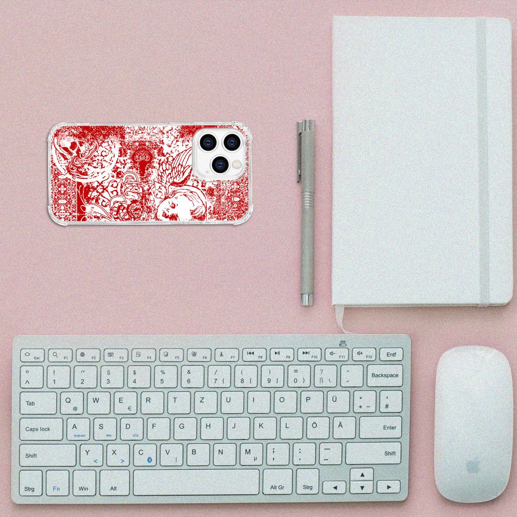 Extreme Case iPhone 14 Pro Angel Skull Rood B2C Telecom