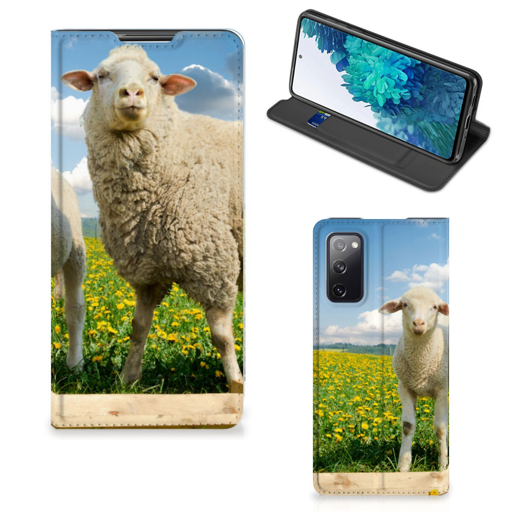 Samsung Galaxy S20 FE Hoesje maken Schaap en Lammetje - B2C Telecom