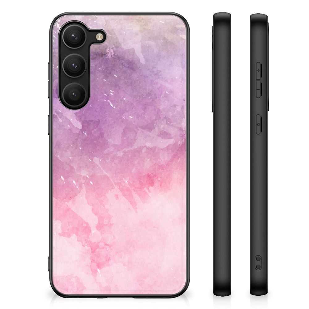 Kleurrijke Telefoonhoesje Samsung Galaxy S23 Plus Pink Purple Paint