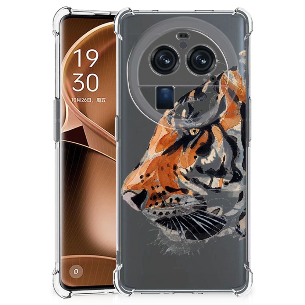 Back Cover OPPO Find X6 Pro Watercolor Tiger