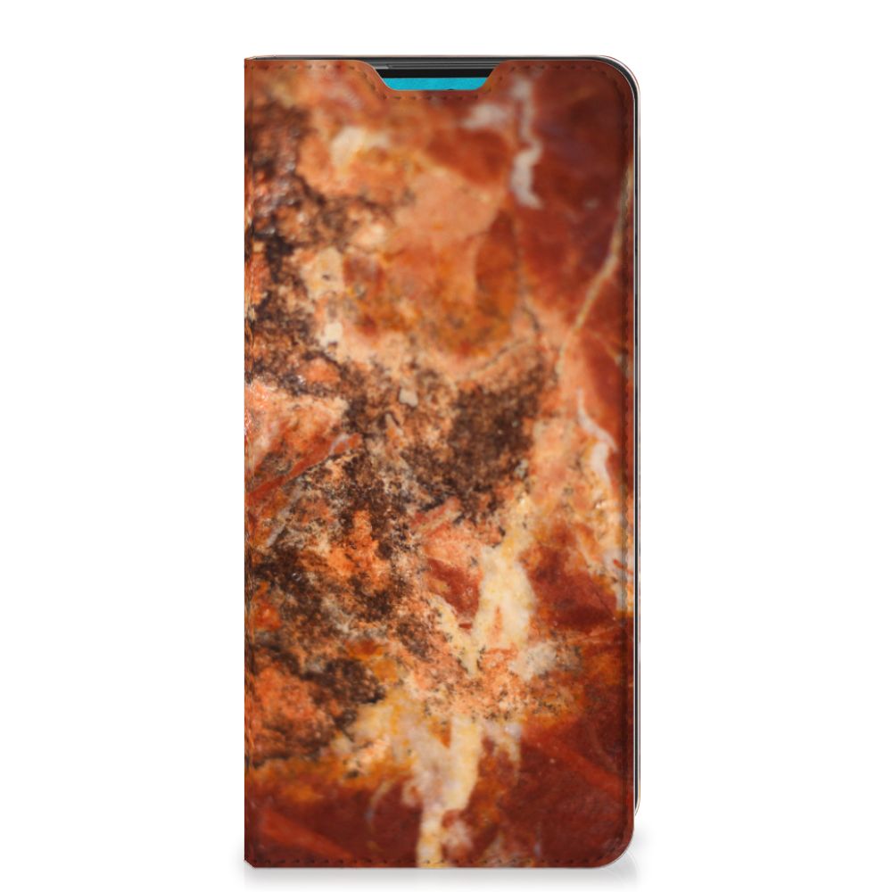 Samsung Galaxy A73 Standcase Marmer Bruin - B2C Telecom