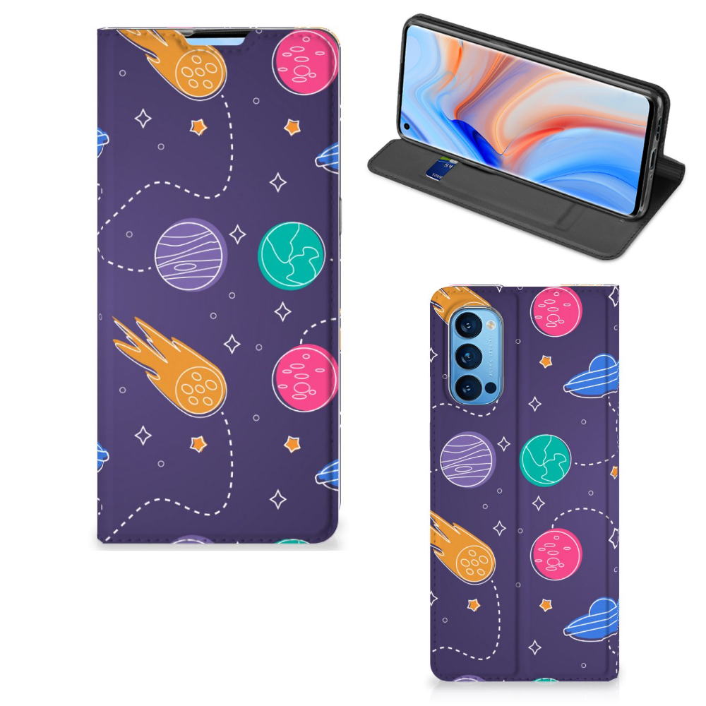 OPPO Reno4 Pro 5G Hippe Standcase Space - B2C Telecom