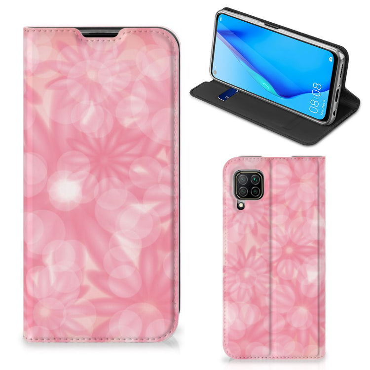 Huawei P40 Lite Smart Cover Spring Flowers