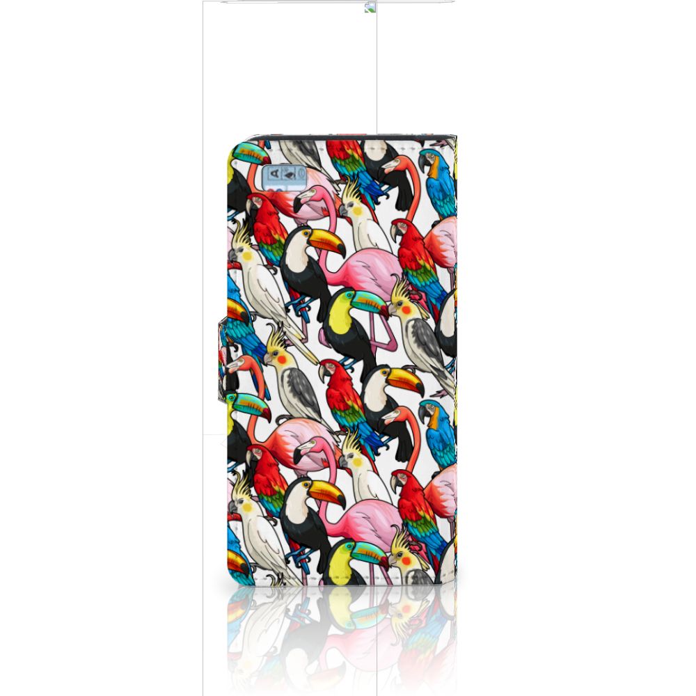 Huawei Ascend P8 Lite Telefoonhoesje met Pasjes Birds