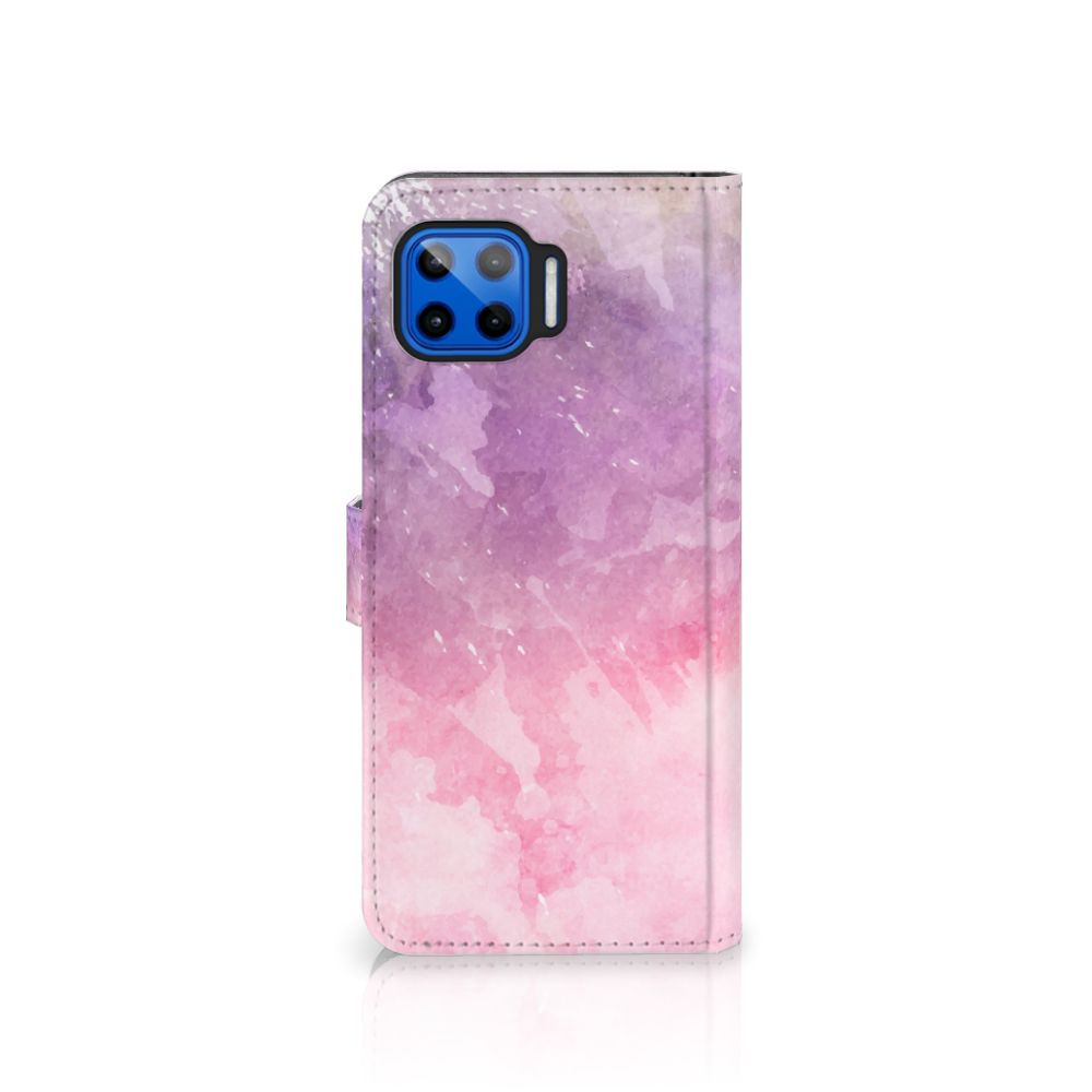 Hoesje Motorola Moto G 5G Plus Pink Purple Paint