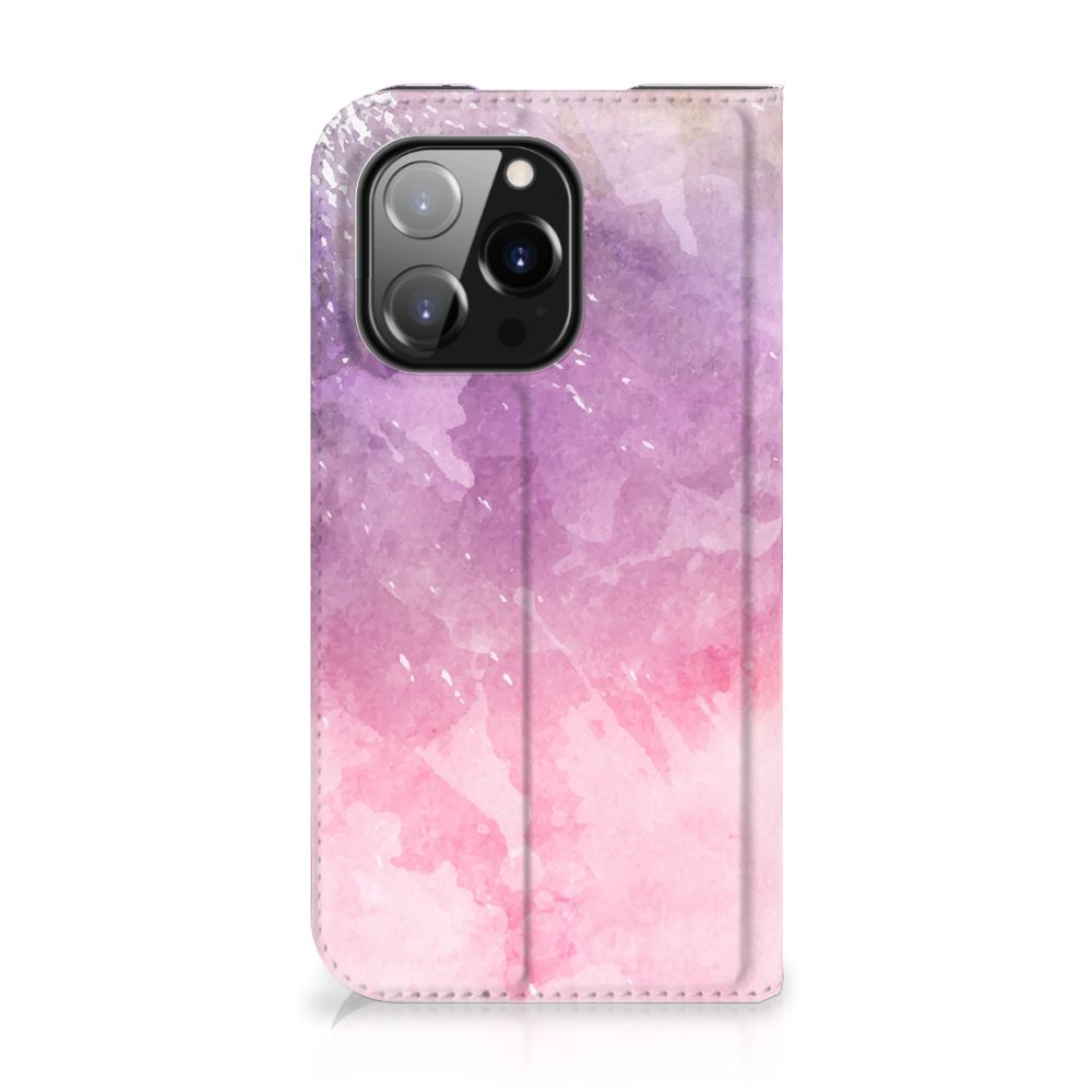 Bookcase iPhone 14 Pro Pink Purple Paint - B2C Telecom