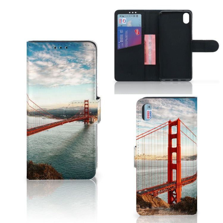 Xiaomi Redmi 7A Flip Cover Golden Gate Bridge