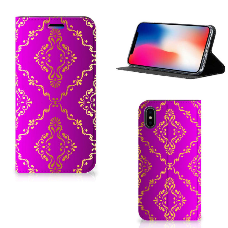 Telefoon Hoesje Apple iPhone X | Xs Barok Roze