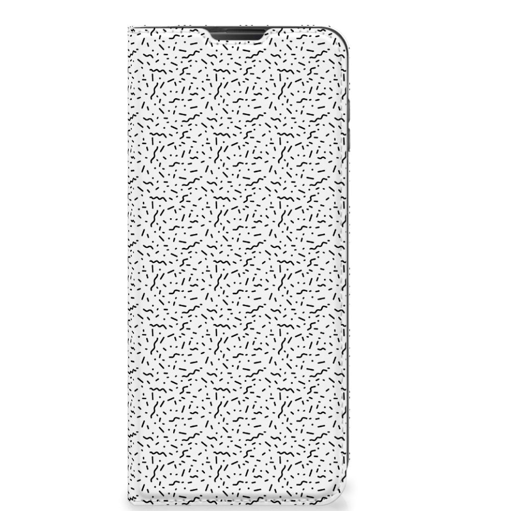 Motorola Moto G 5G Plus Hoesje met Magneet Stripes Dots - B2C Telecom