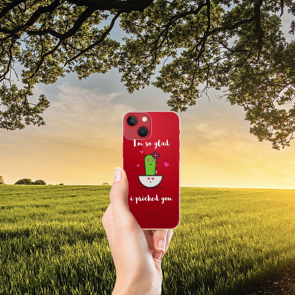 Apple iPhone 13 Telefoonhoesje met Naam Cactus Glad B2C Telecom