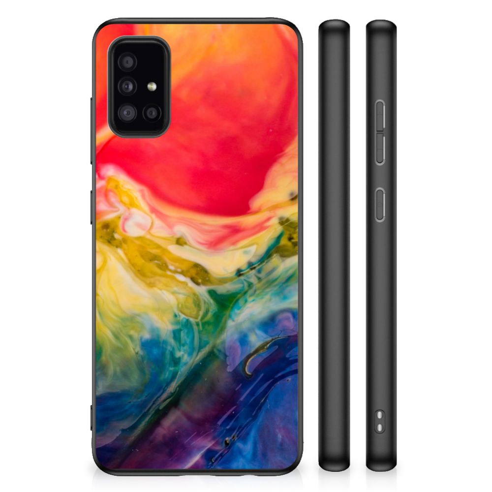 Case Samsung Galaxy A51 Watercolor Dark