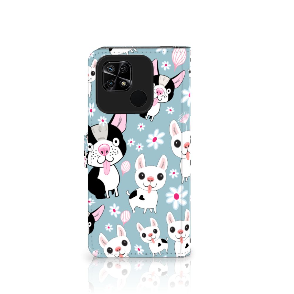Xiaomi Redmi 10C Telefoonhoesje met Pasjes Hondjes