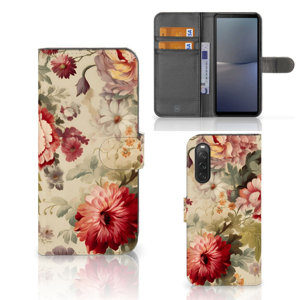 Hoesje voor Sony Xperia 10 V Bloemen