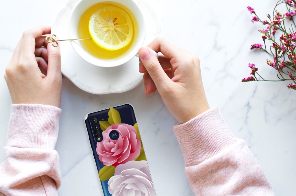 Motorola Moto G8 Power Lite TPU Case Roses B2C Telecom