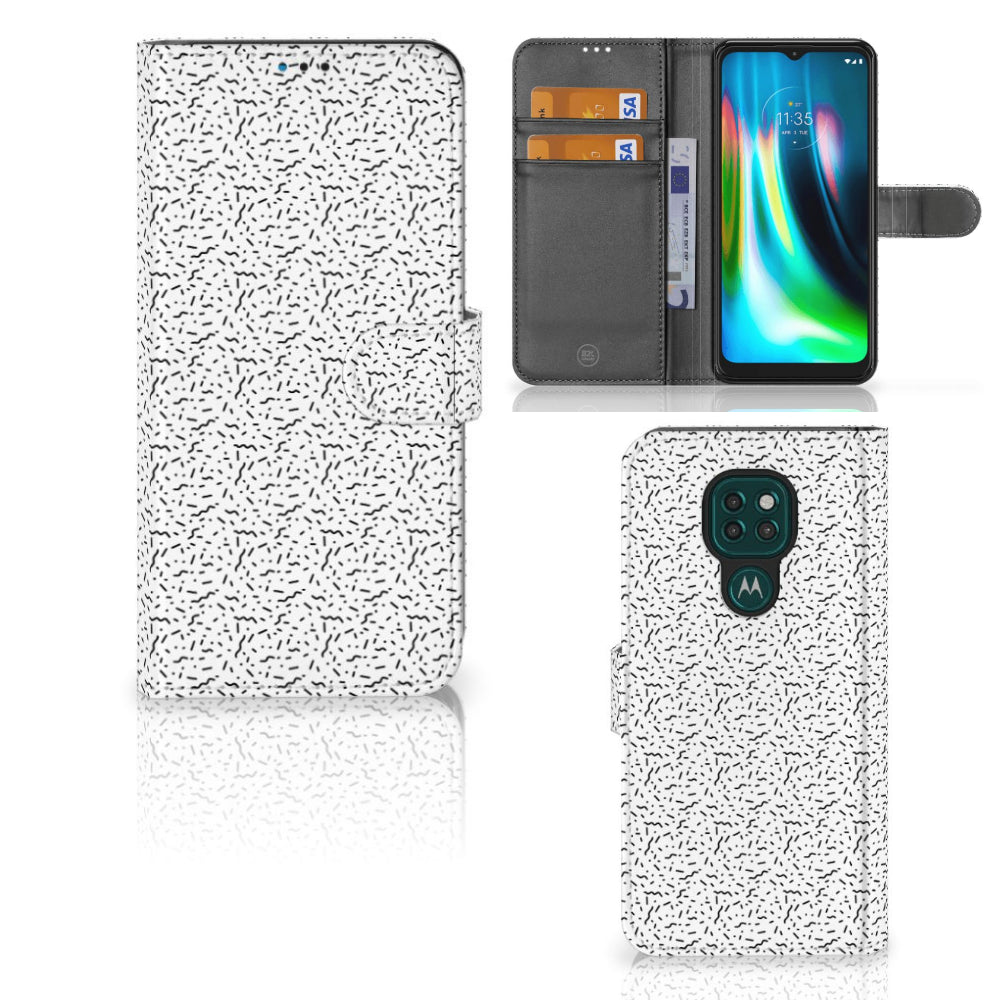 Motorola Moto G9 Play | E7 Plus Telefoon Hoesje Stripes Dots