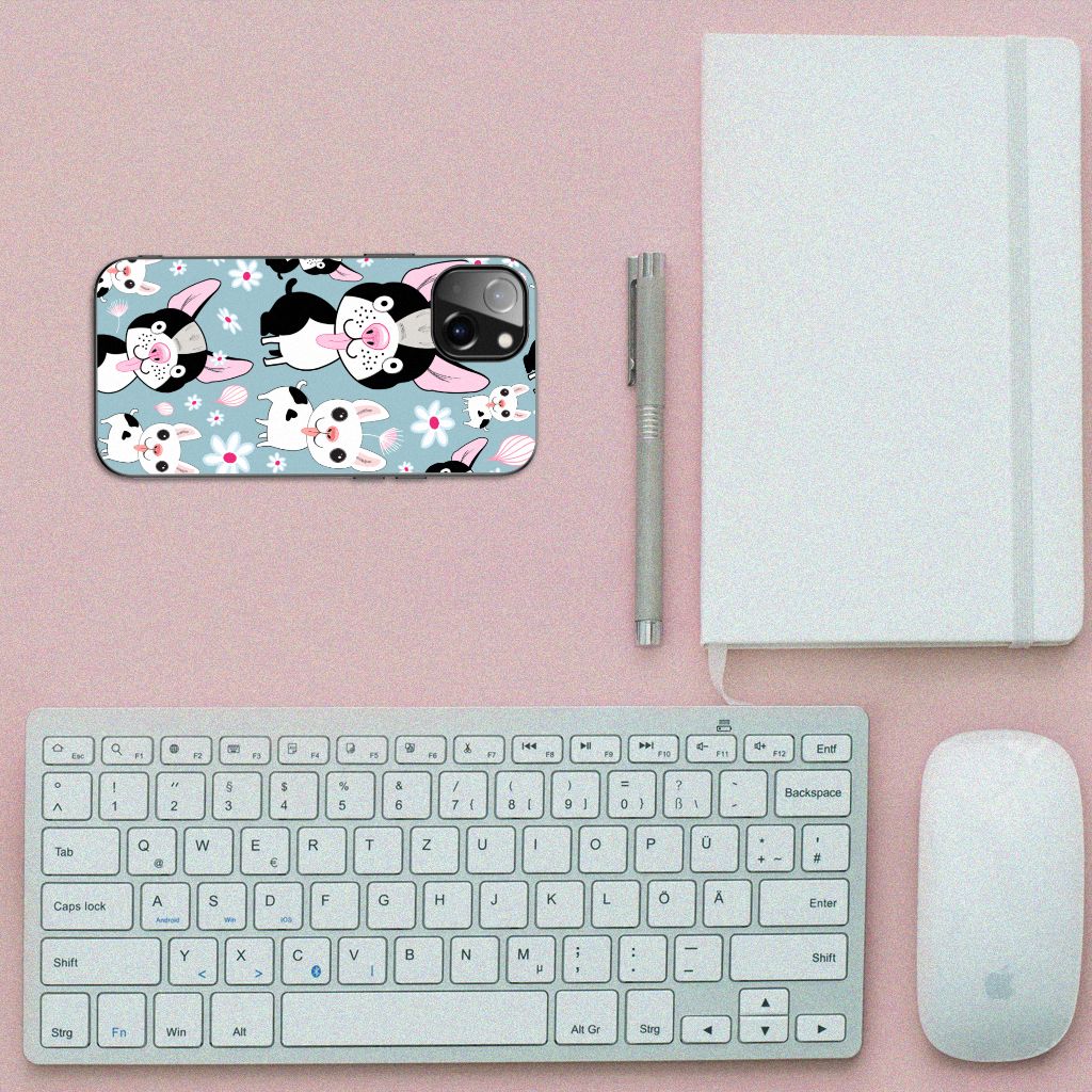 Apple iPhone 13 Dierenprint Telefoonhoesje Hondjes B2C Telecom