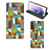 Samsung Galaxy S21 Plus Hoesje met Magneet Funky Retro - B2C Telecom