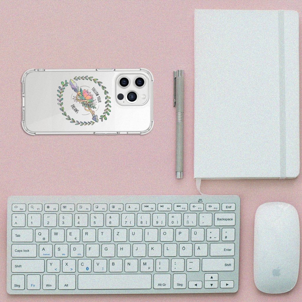 iPhone 13 Pro Max Stevig Bumper Hoesje Boho Dreams - B2C Telecom