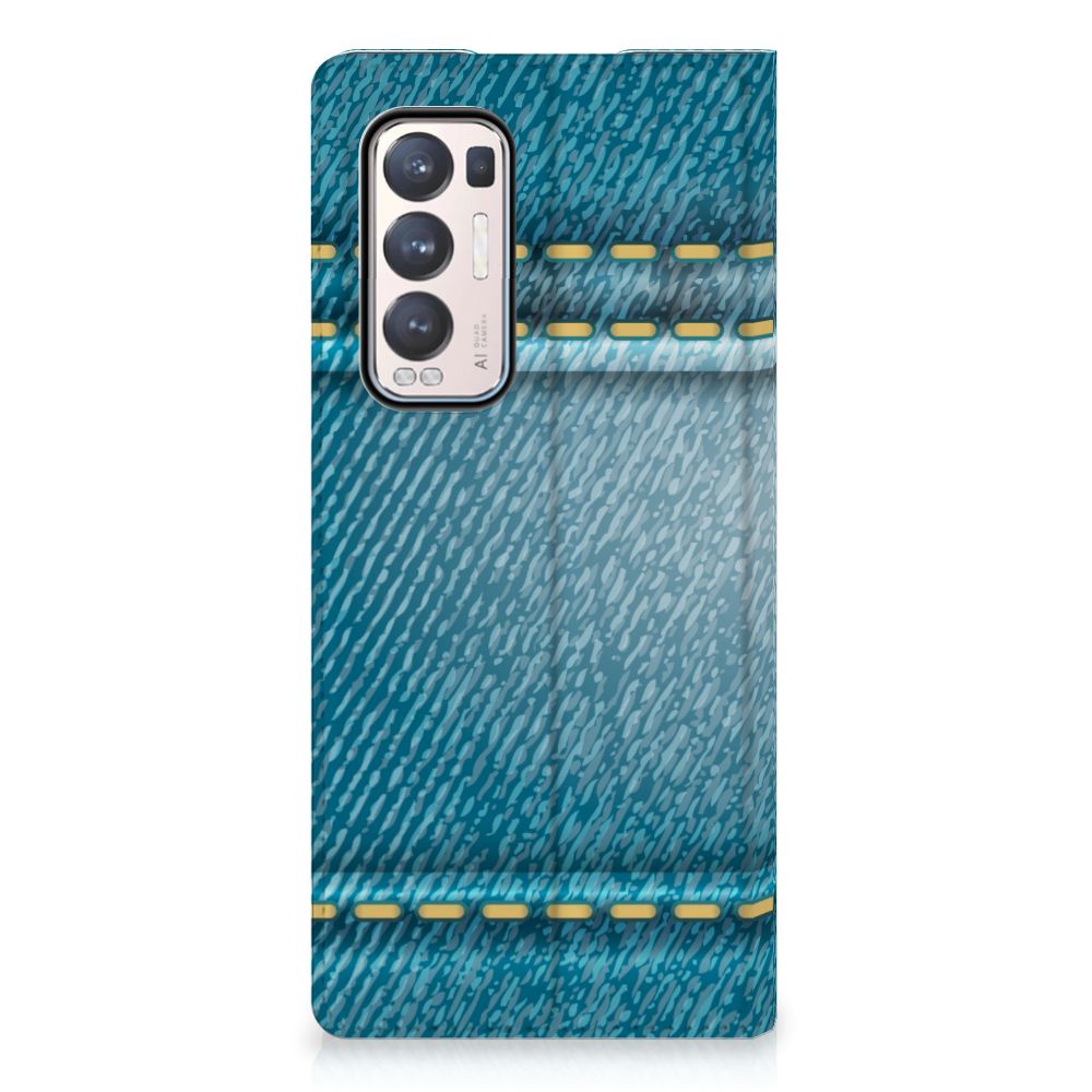 OPPO Find X3 Neo Hippe Standcase Jeans - B2C Telecom
