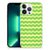 iPhone 13 Pro Max TPU bumper Waves Green met golven in groen en geel design 📱