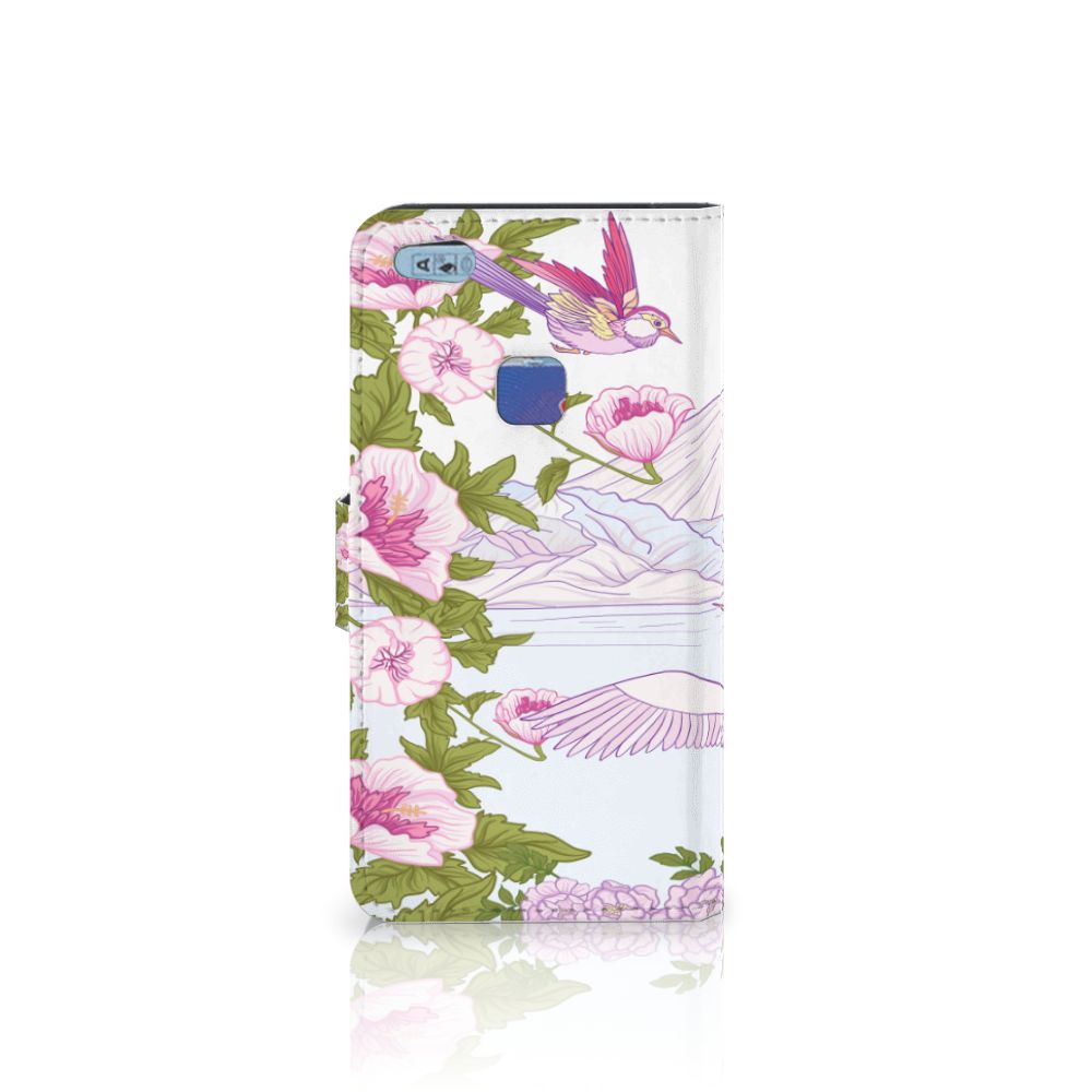 Huawei P10 Lite Telefoonhoesje met Pasjes Bird Standing