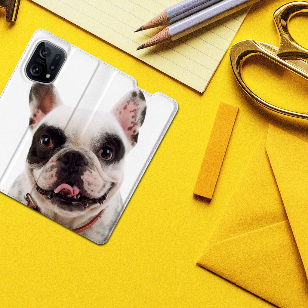 OPPO Find X5 Hoesje maken Franse Bulldog - B2C Telecom