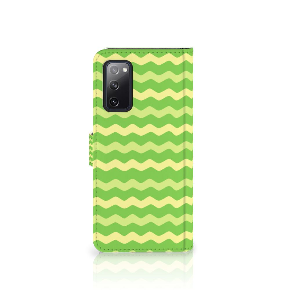 Samsung Galaxy S20 FE Telefoon Hoesje Waves Green