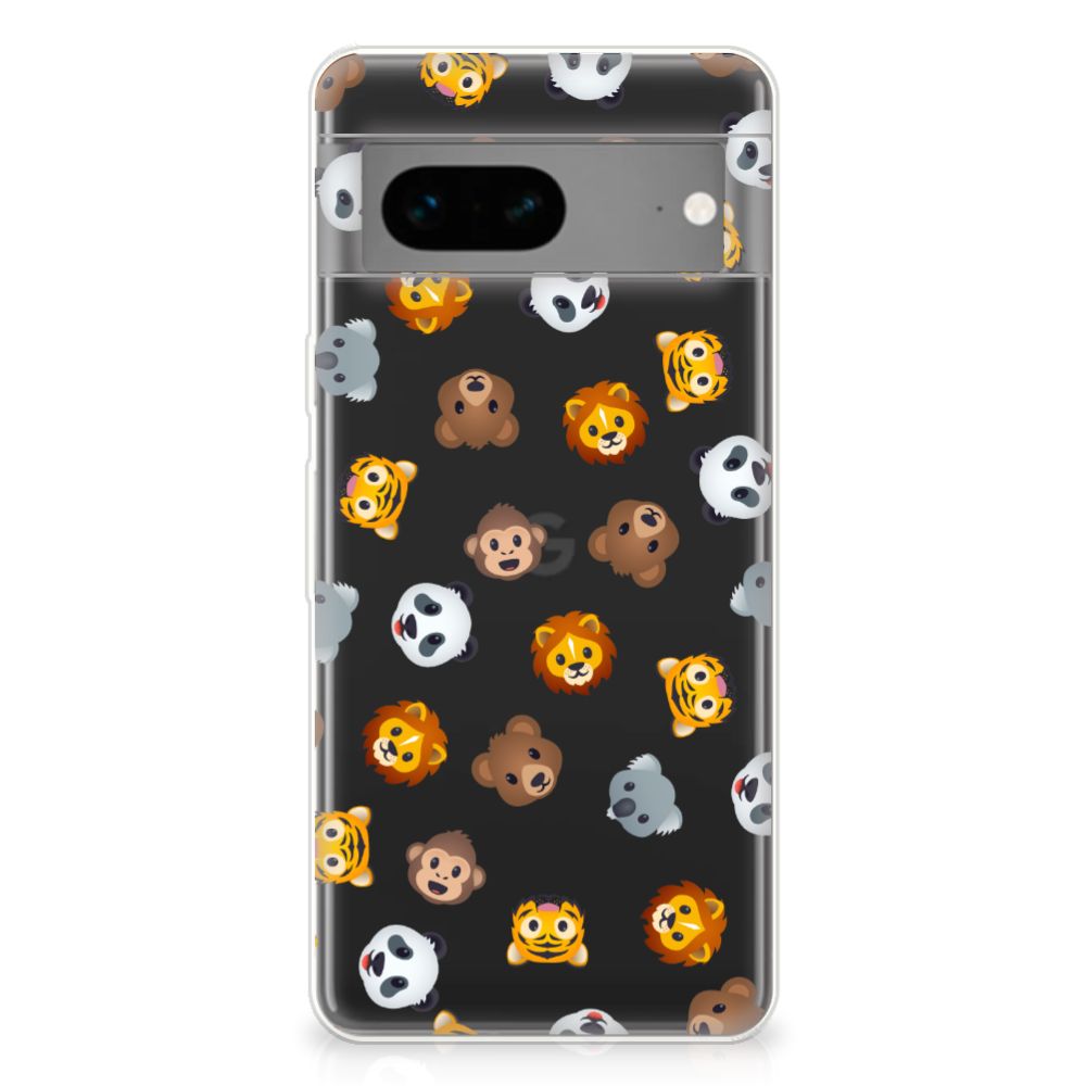 TPU bumper voor Google Pixel 7 Dieren Emojis B2C Telecom