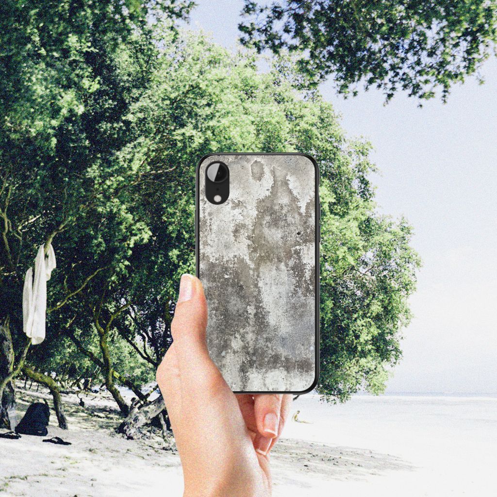 Apple iPhone XR Marmeren Print Telefoonhoesje Beton Print B2C Telecom