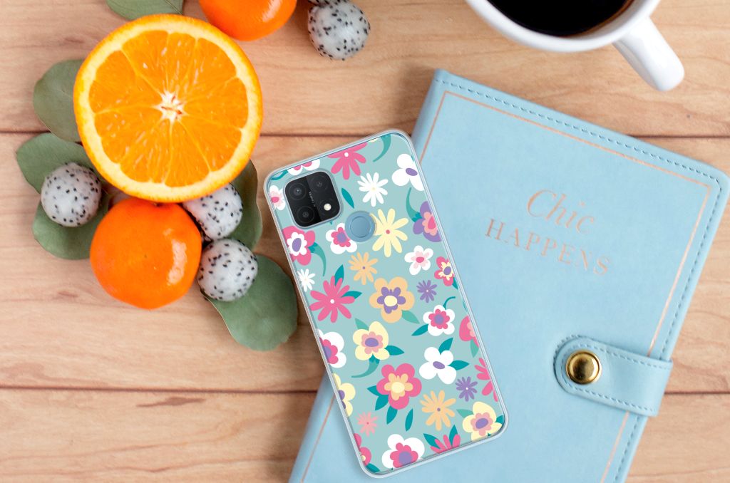 OPPO A15 TPU Case Flower Power B2C Telecom