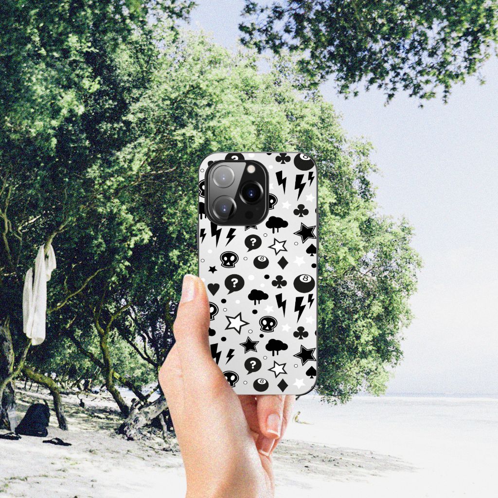 Telefoonhoesje iPhone 14 Pro Silver Punk B2C Telecom