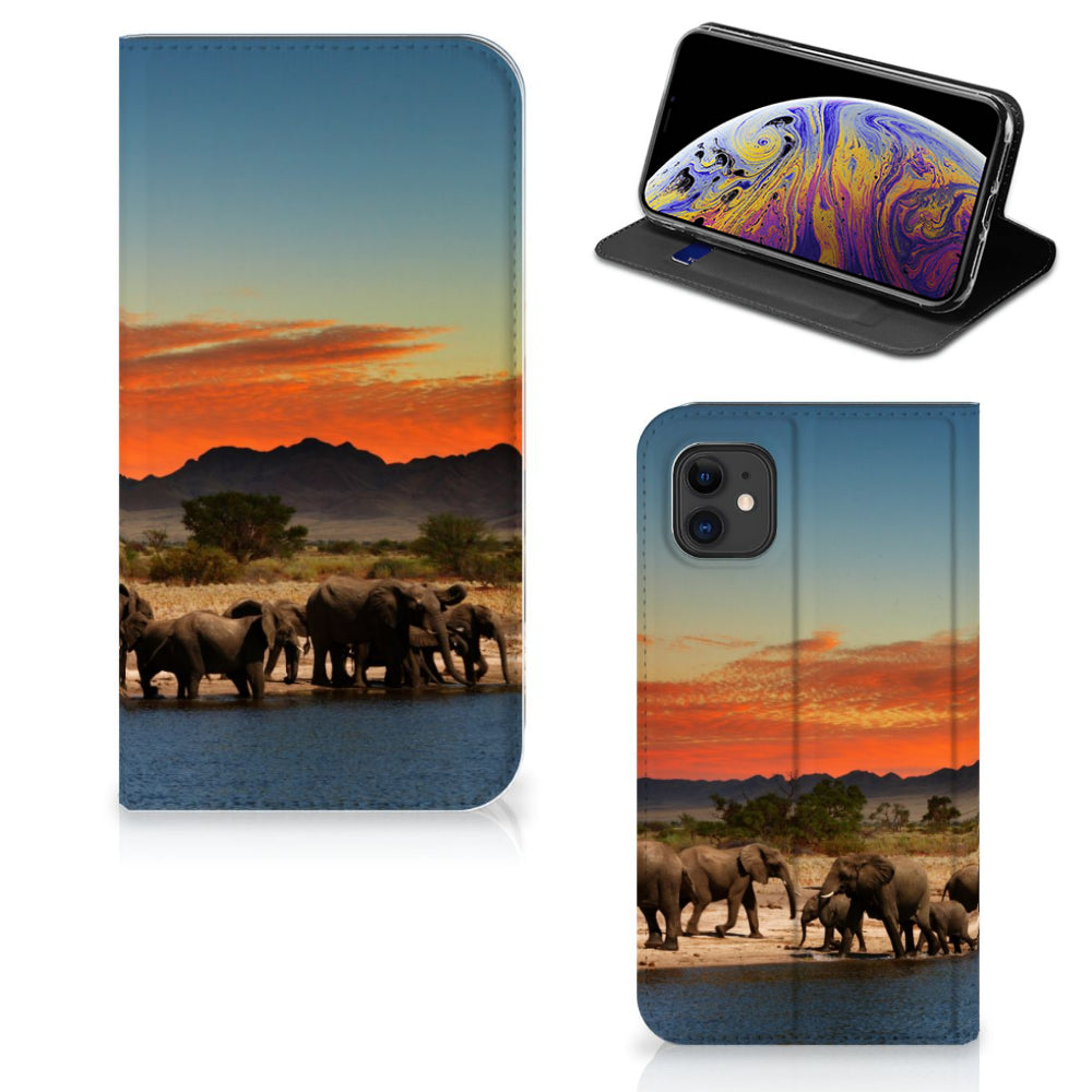 Apple iPhone 11 Hoesje maken Olifanten