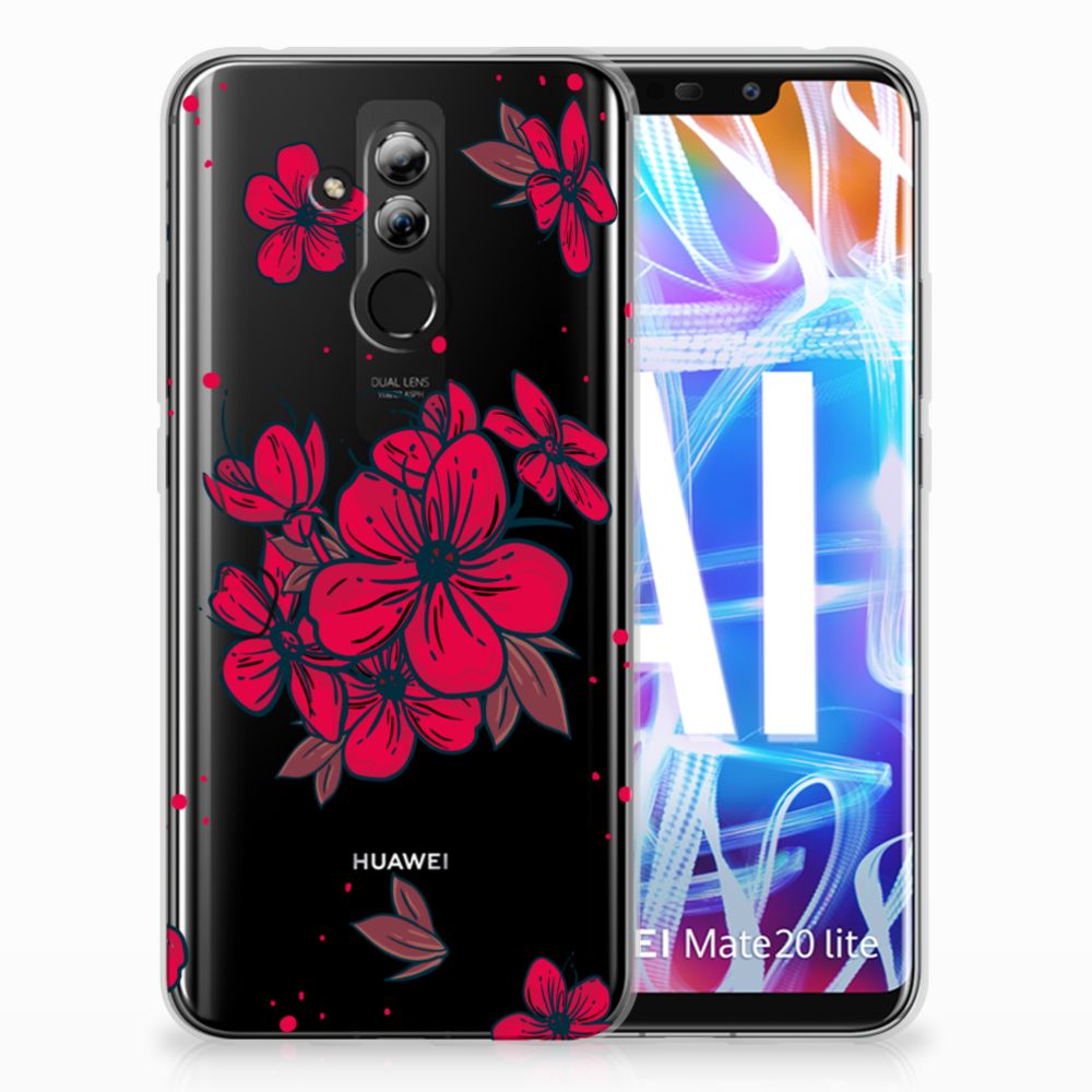 Huawei Mate 20 Lite TPU Case Blossom Red