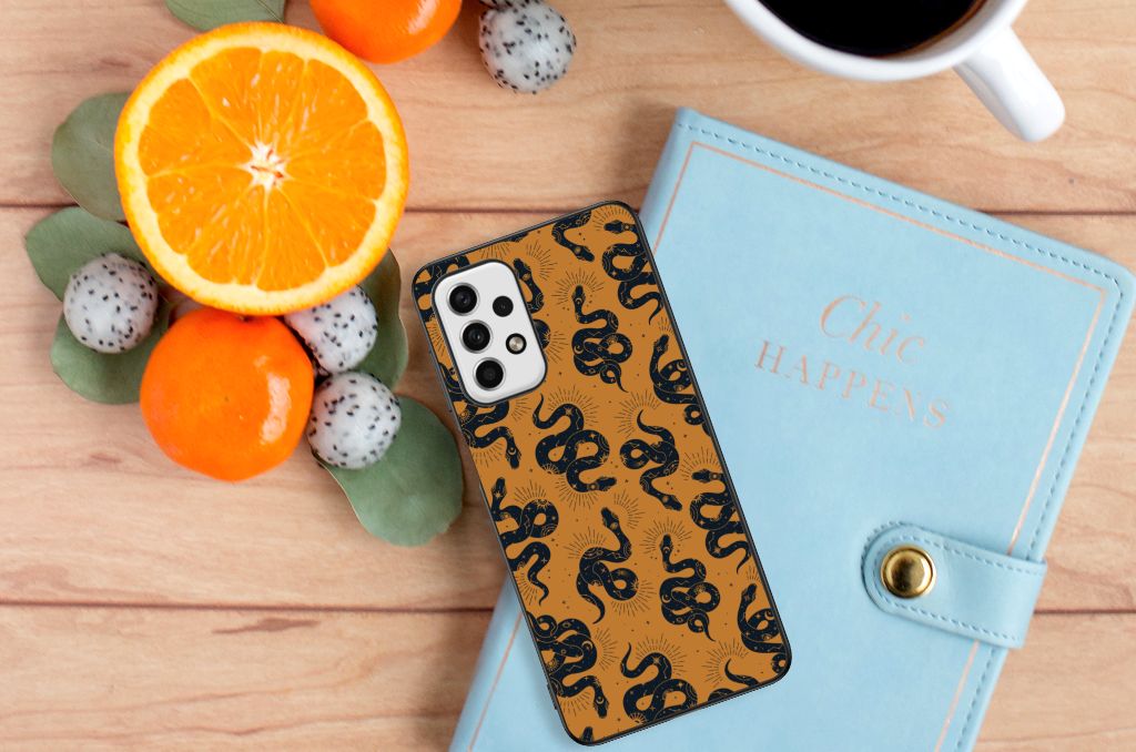 Dierenprint Telefoonhoesje voor Samsung Galaxy A23 Snakes B2C Telecom