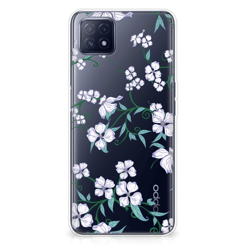 OPPO A53 5G | OPPO A73 5G Uniek TPU Case Blossom White