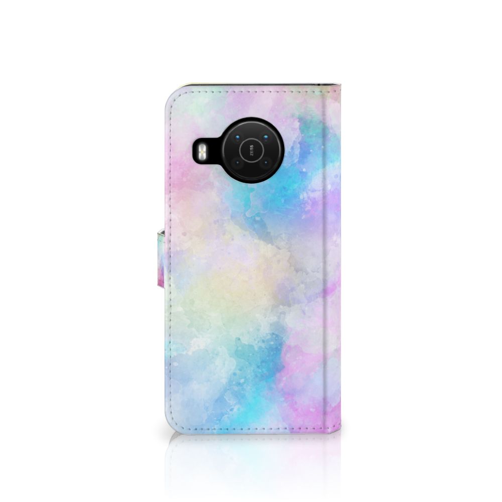 Hoesje Nokia X10 | Nokia X20 Watercolor Light met pastelkleuren en unieke watercolor design.