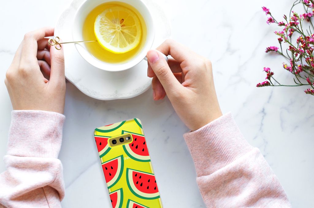 Samsung Galaxy S10e Siliconen Case Watermelons
