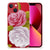 Apple iPhone 13 TPU Case Roses met bloemen design op een transparante achterkant 🌹