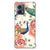 Case Anti-shock voor Motorola Moto G53 Pink Peacock