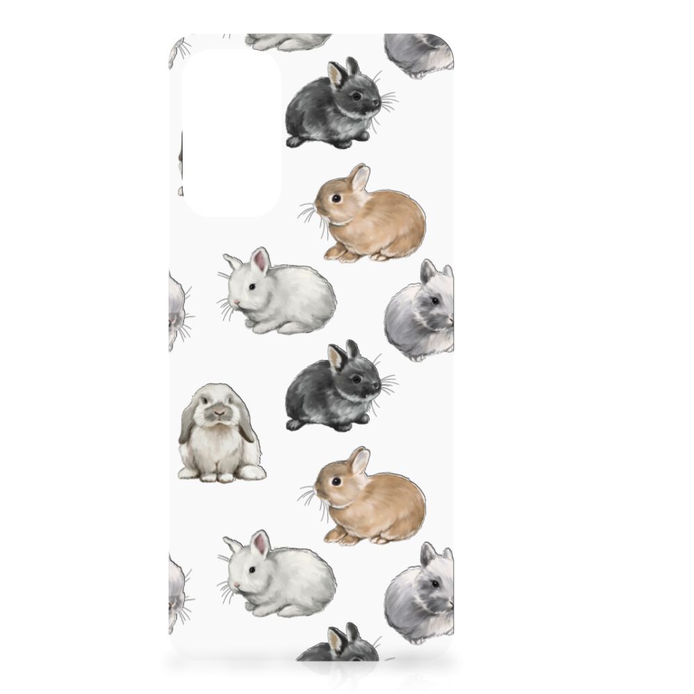 Dierenprint Telefoonhoesje voor Samsung Galaxy A13 4G Konijntjes B2C Telecom