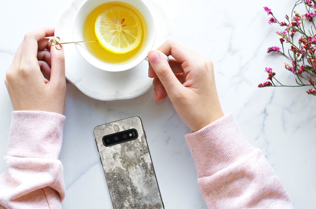 Samsung Galaxy S10 Gripcase Beton Print B2C Telecom